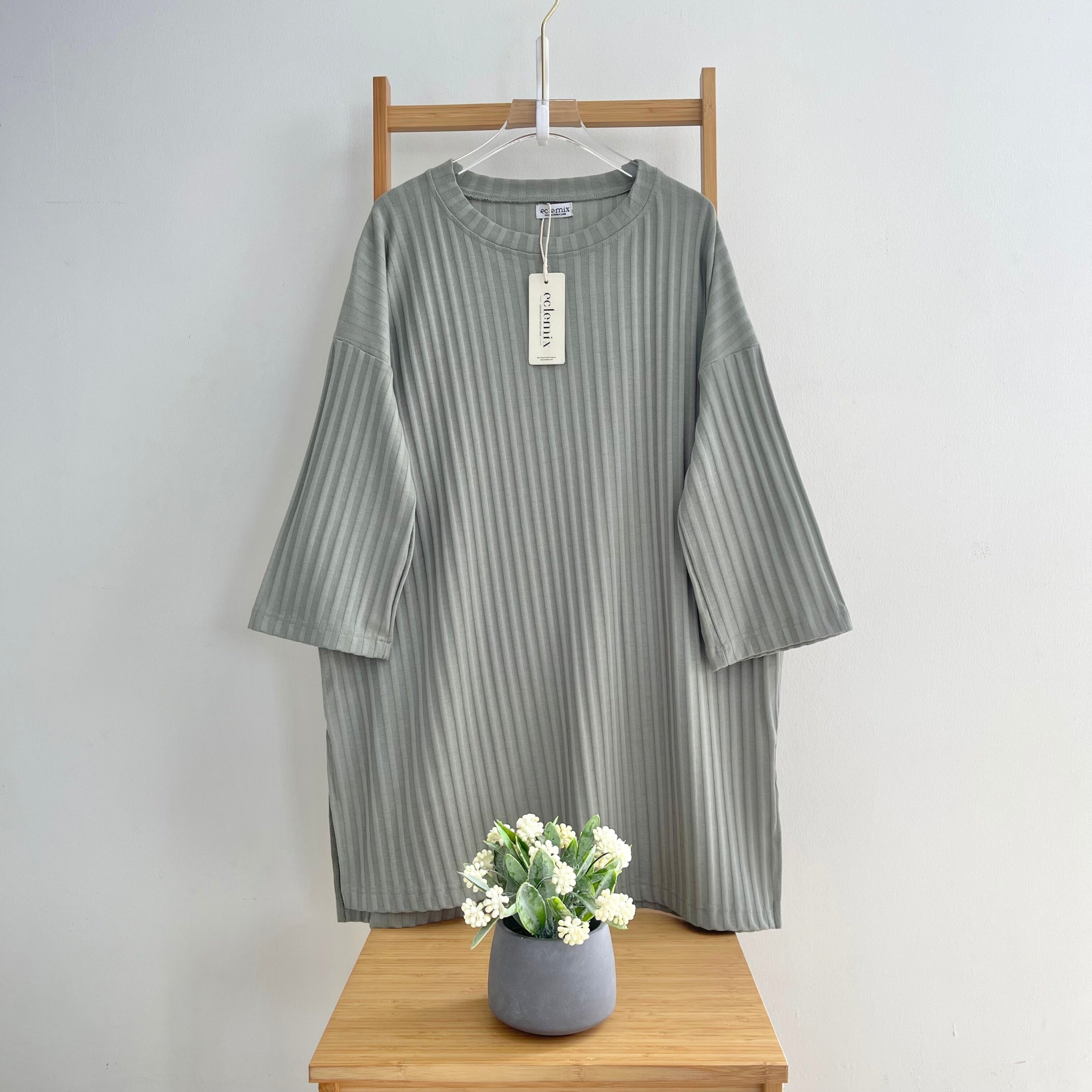 Image of Eclemix Top Parita | Atasan Wanita Kaos Basic Oversize Non Busui